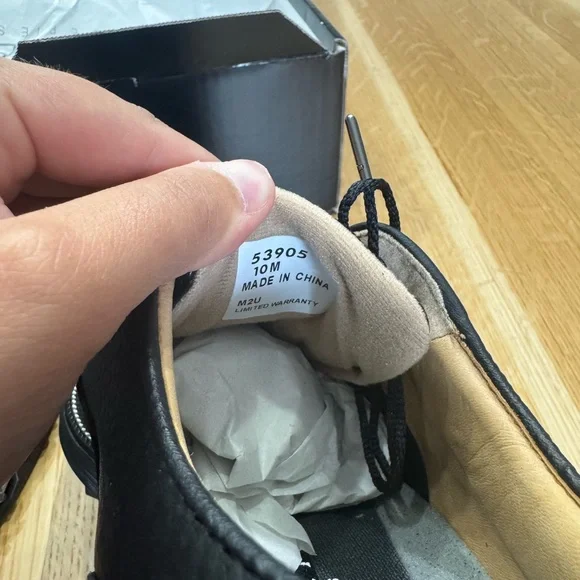 FootJoy Black Leather Men's Golf Shoes - Picture 15 of 16